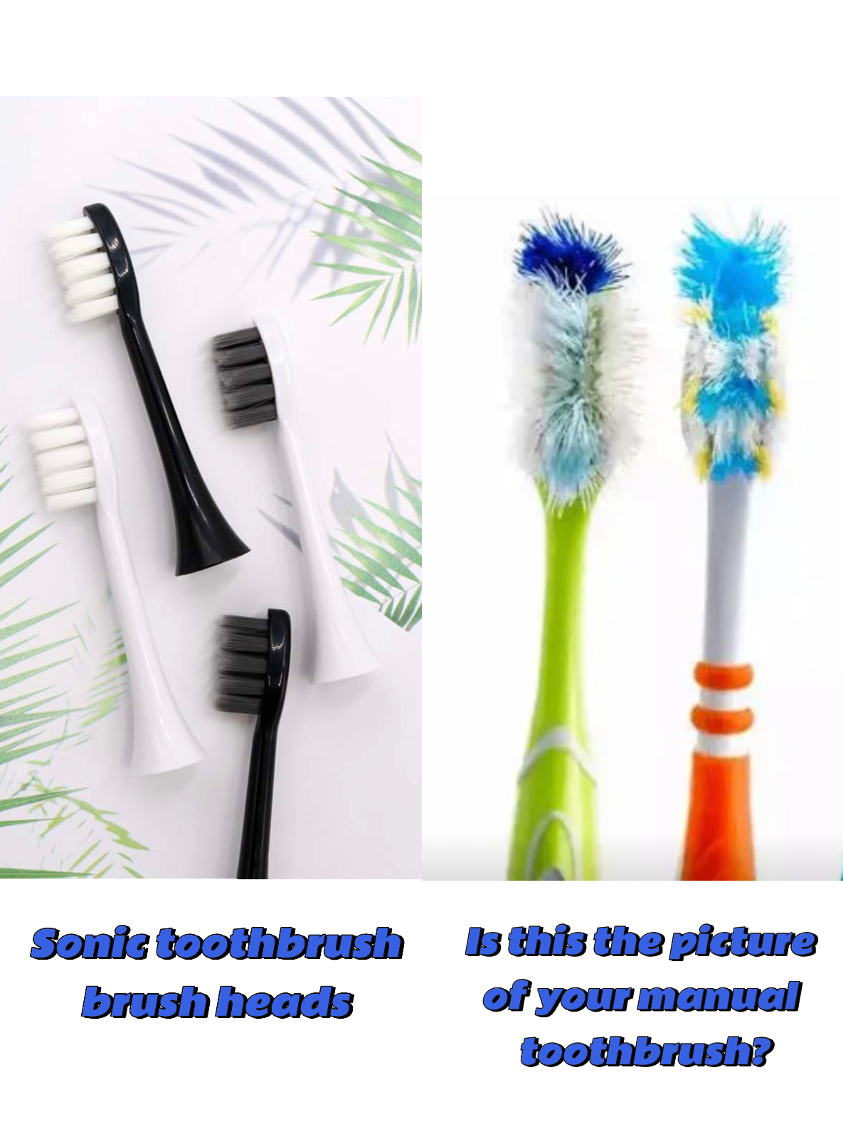 About the roundness of electric toothbrushes head