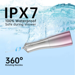 IPX7 Waterproof Oral Irrigator with Orthodontic Care Tech