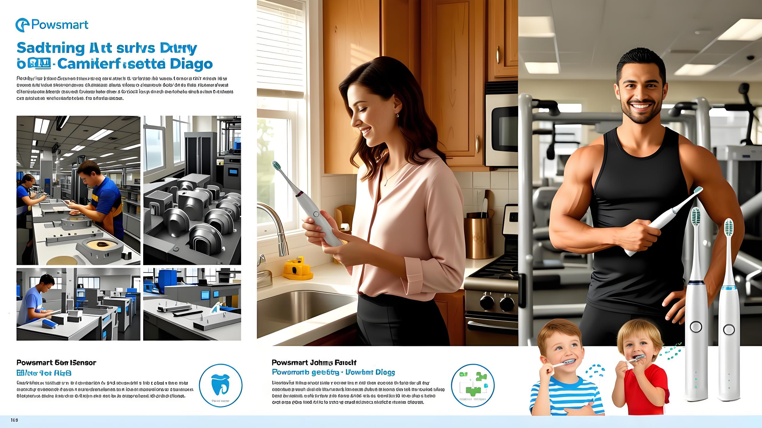 Powsmart electric toothbrush assembly plant San Diego