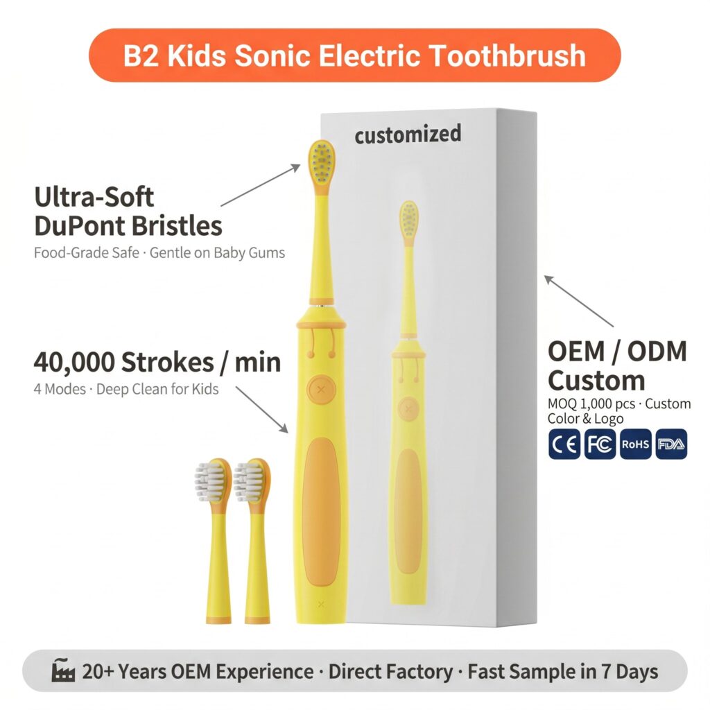 Start Your Oral Care Brand with a Reliable Electric Toothbrush OEM Manufacturer